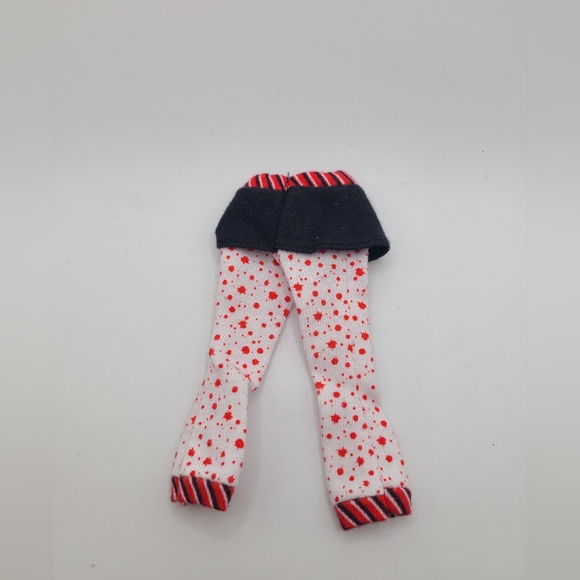 Monster High - Ghoulia Yelps - Dead Tired - Black Red & White Pajama Pants Only - Picture 2 of 2